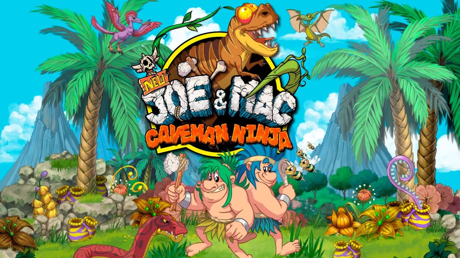 New Joe and Mac: Caveman Ninja - Český gameplay a recenze kreslené zábavné plošinovky