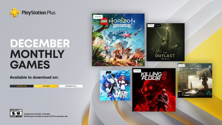 PlayStation Plus Essential odhaluje prosincovou nabídku. Dorazí Killing Floor III, LEGO Horizon Adventures i Neon White